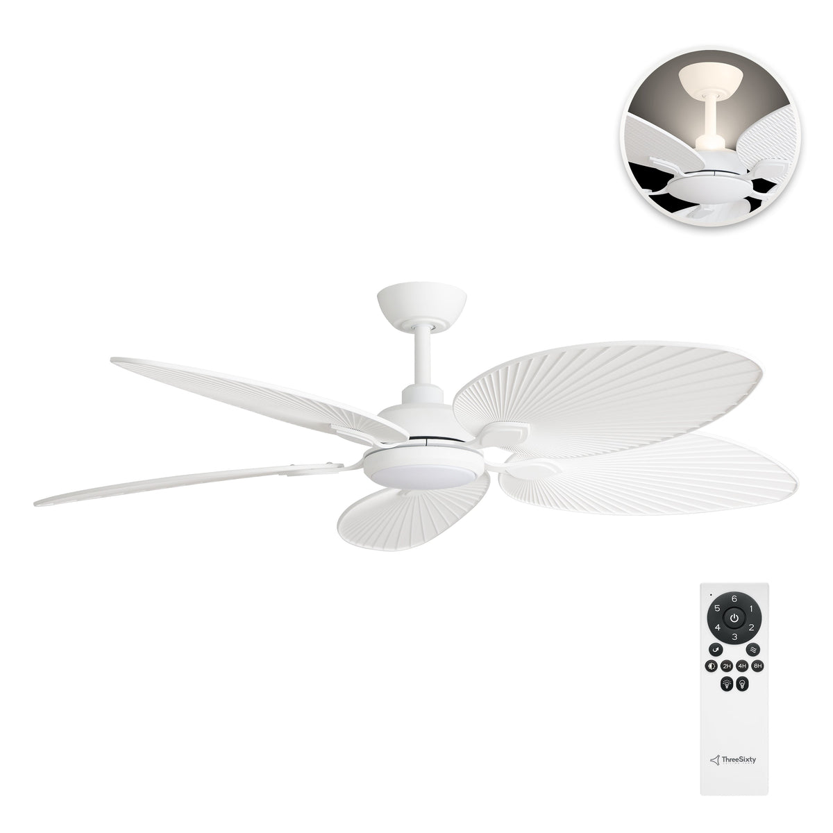 Three Sixty Tropicana DC Ceiling Fan 56