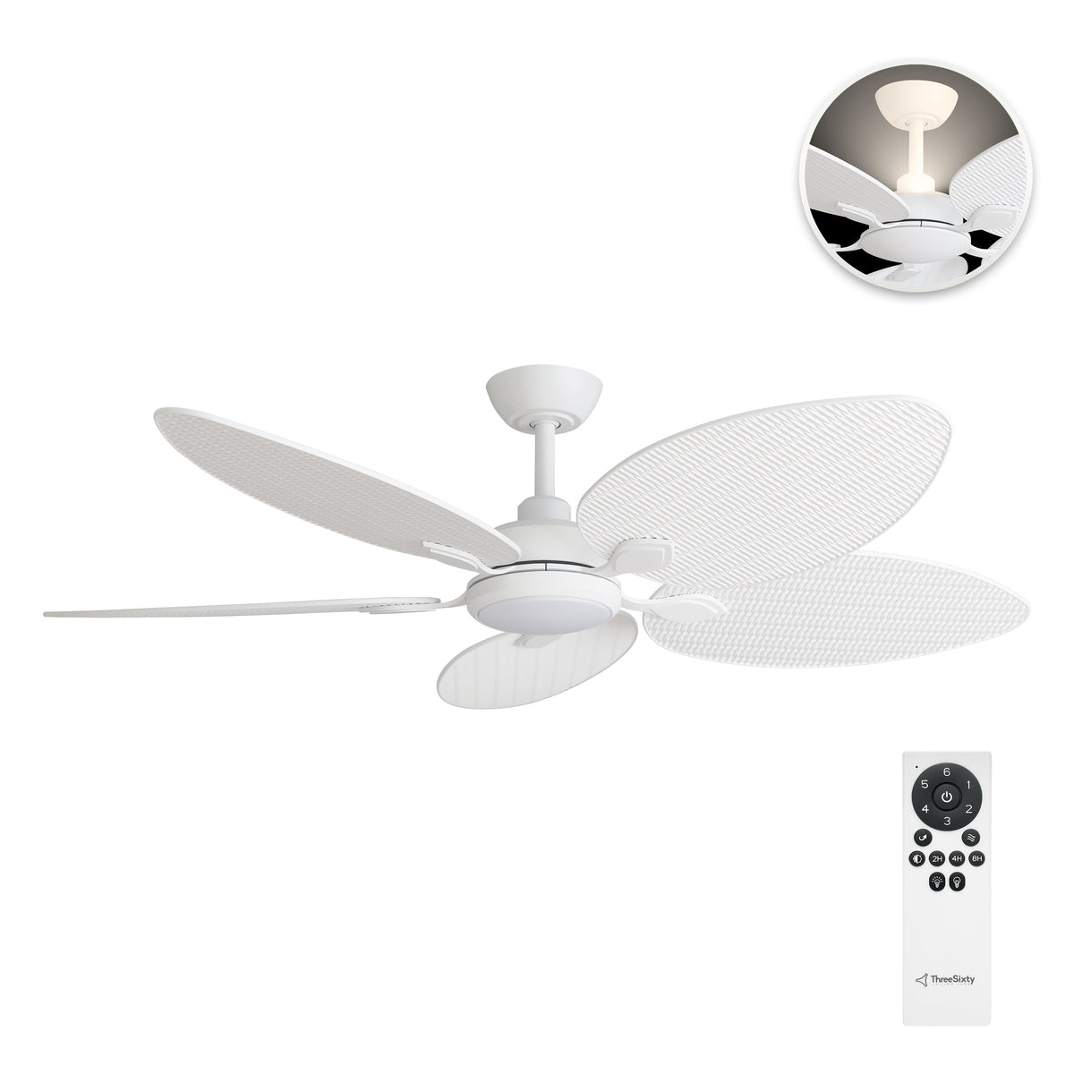 Three Sixty Tropicana DC Ceiling Fan 56