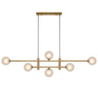Tyson 6 Light Pendant Antique Gold