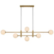 Tyson 6 Light Pendant Antique Gold