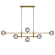 Tyson 6 Light Pendant Antique Gold