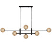 Tyson 6 Light Pendant Black