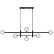 Tyson 6 Light Pendant Black