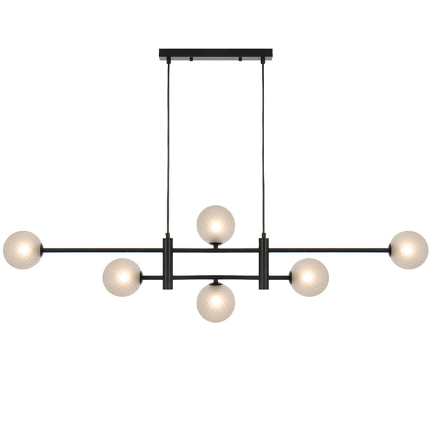 Tyson 6 Light Pendant Black