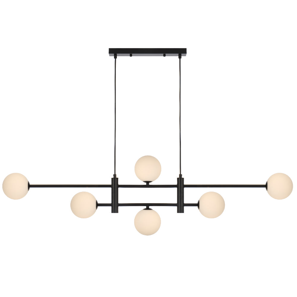 Tyson 6 Light Pendant Black