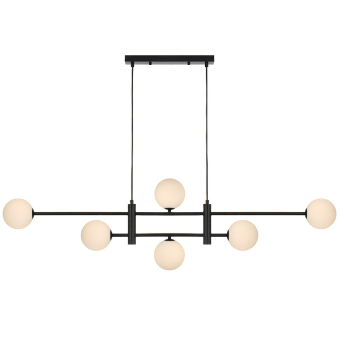 Tyson 6 Light Pendant Black