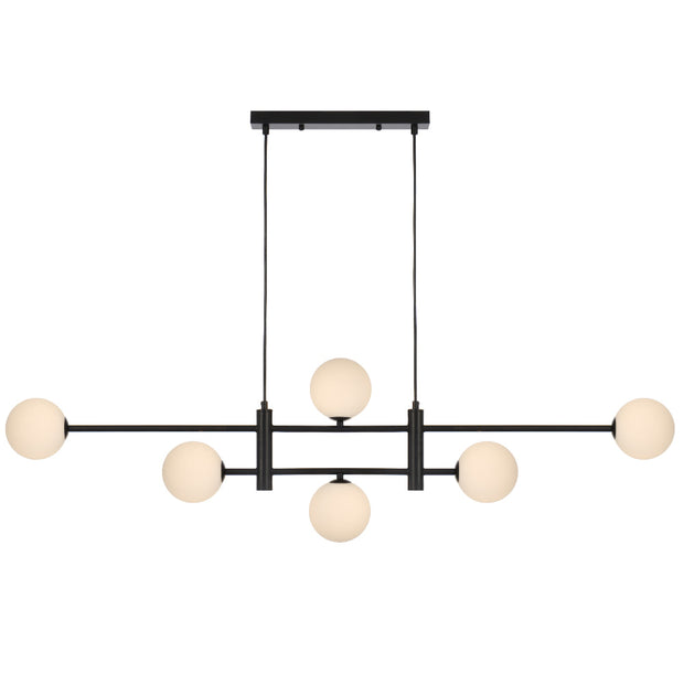 Tyson 6 Light Pendant Black