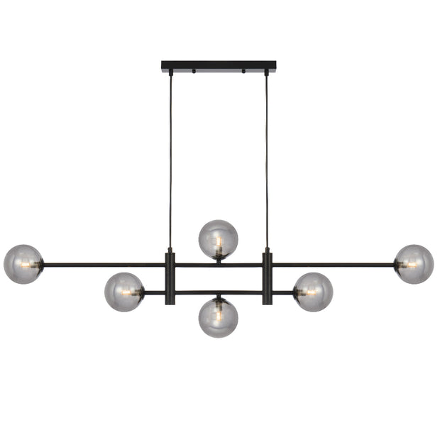 Tyson 6 Light Pendant Black