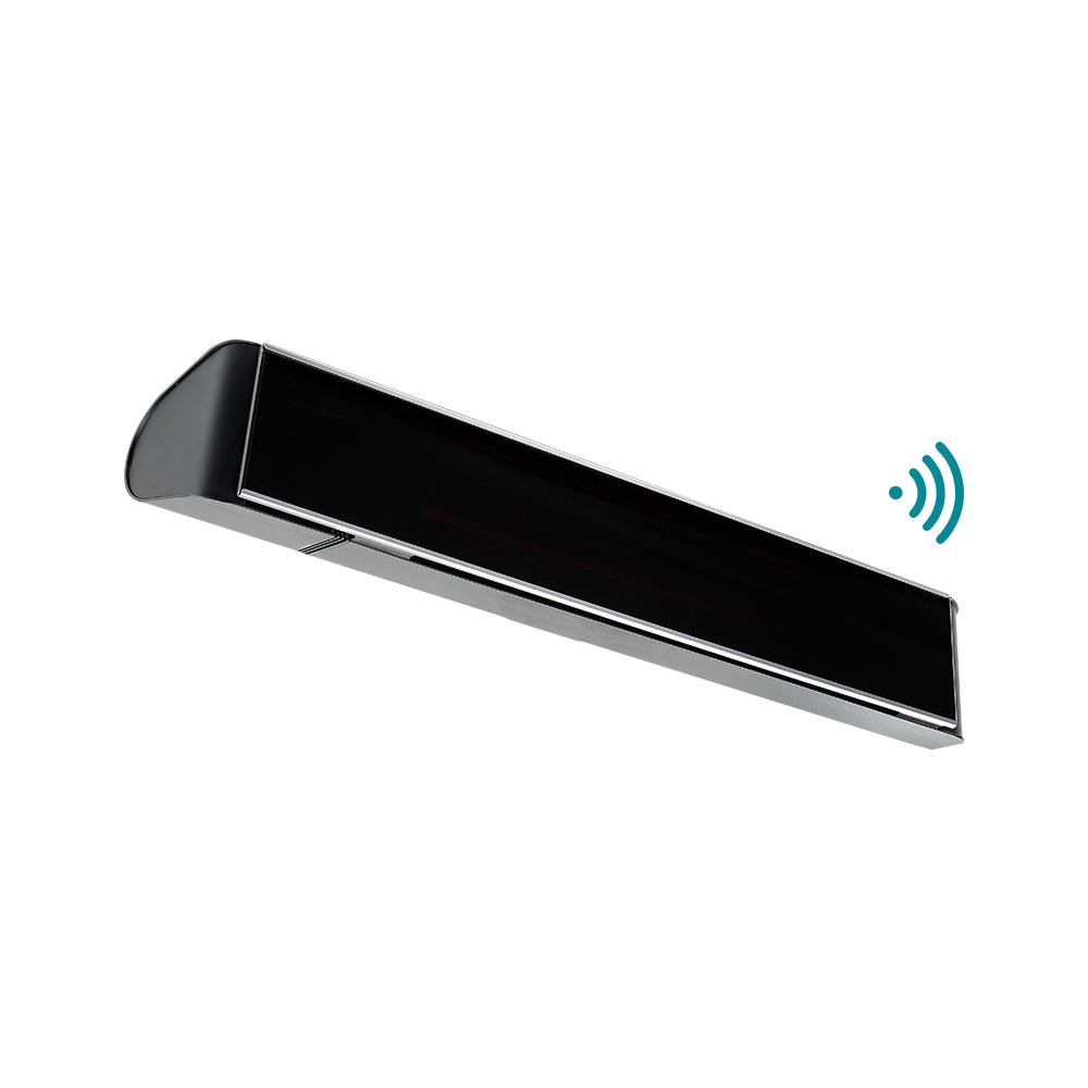 Thermoheat 2200W Halogen WIFI Remote IP65 Exterior Heater Matt Black