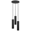 Tilo 3-pendant Scandinavian Pendant Light Black