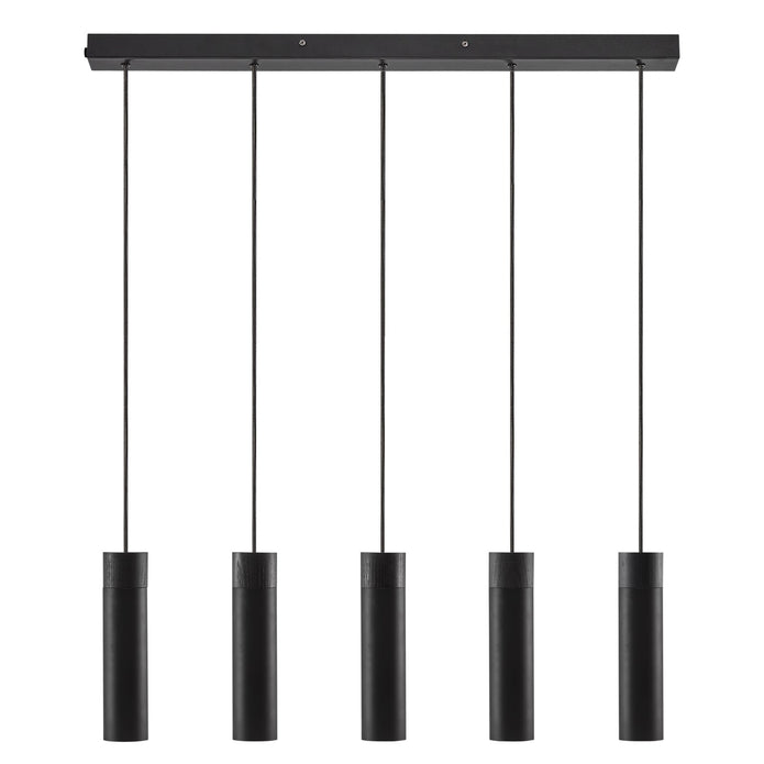 Tilo 5-Spot Pendant Light Black