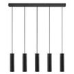 Tilo 5-Spot Pendant Light Black