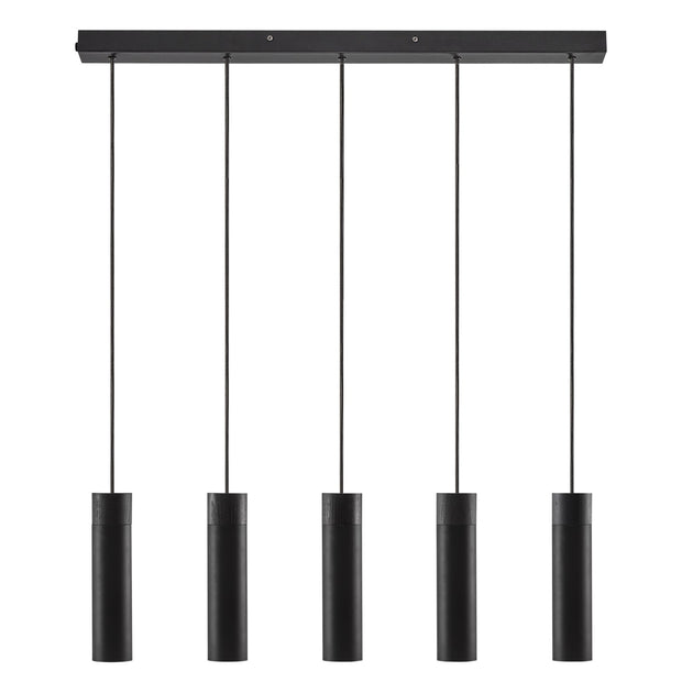 Tilo 5-Spot Pendant Light Black