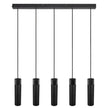 Tilo 5-Spot Pendant Light Black