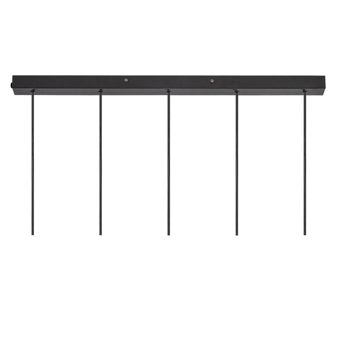 Tilo 5-Spot Pendant Light Black