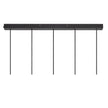 Tilo 5-Spot Pendant Light Black