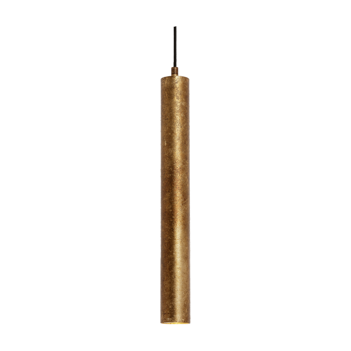 Toress 50cm 1 Light Medium GU10 Pendant Aged Gold Leaf