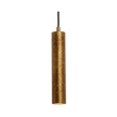 Toress 30cm 1 Light Small GU10 Pendant Aged Gold Leaf