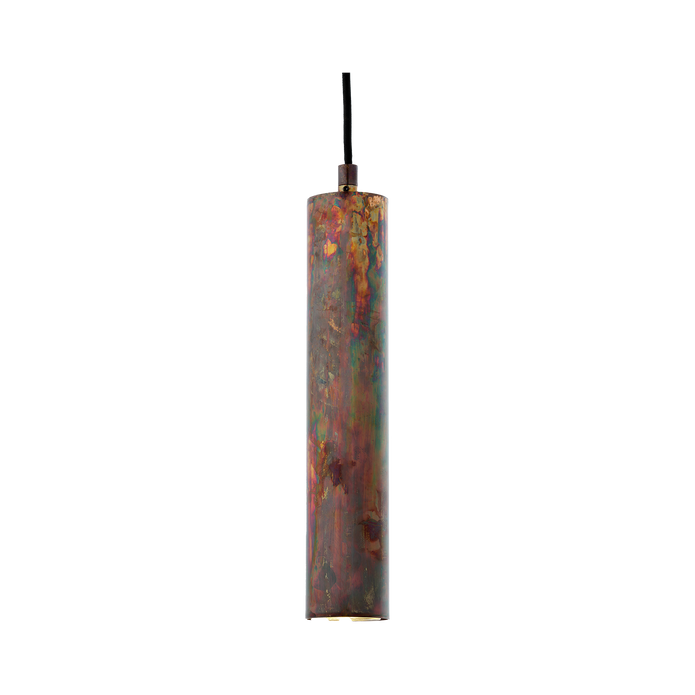 Toress 30cm 1 Light Small GU10 Pendant Acid Copper Wash