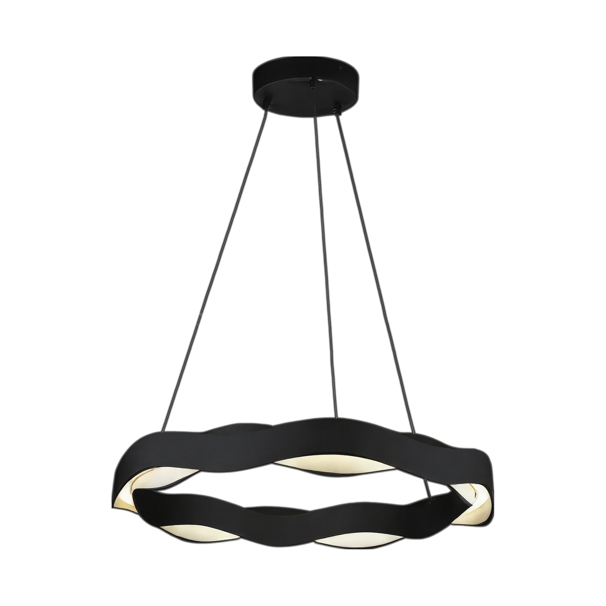 Tribeca 50cm 30W Tricolour Adjustable Cable Pendant