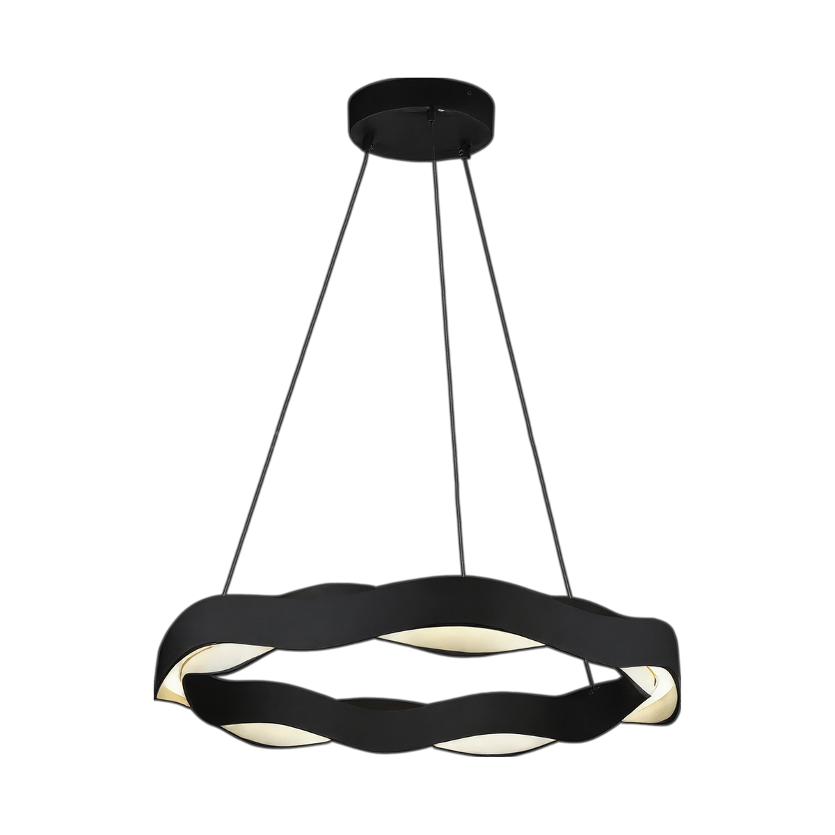 Tribeca 50cm 30W Tricolour Adjustable Cable Pendant