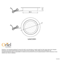 Thumbnail for Magro LED White 2W 3000K Low Profile LED Cabinet Light