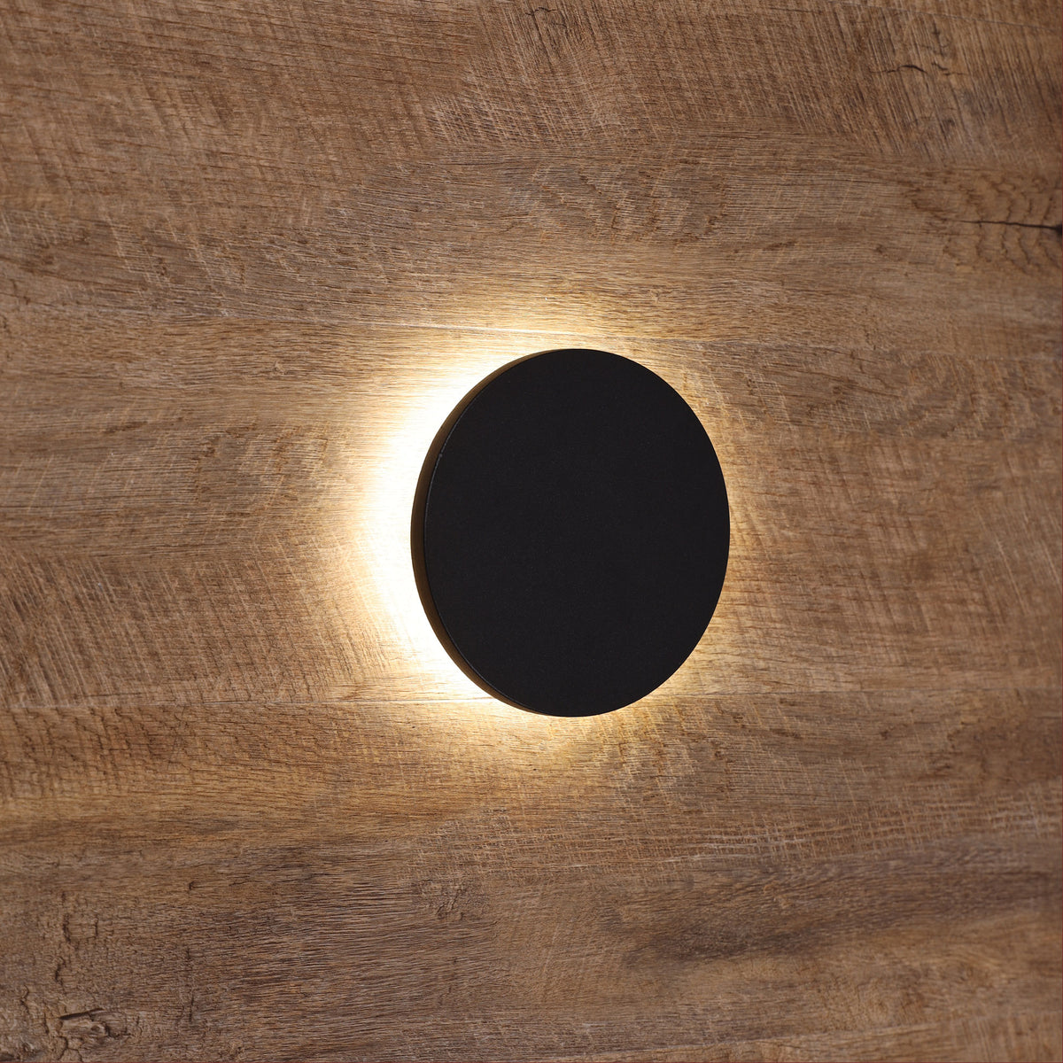 Circo 15 Black 6W 240V CCT IP65 LED Wall Light