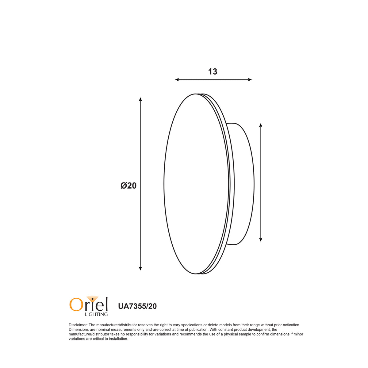 Circo 20 White 9W 240V CCT IP65 LED Wall Light