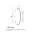 Circo 20 White 9W 240V CCT IP65 LED Wall Light
