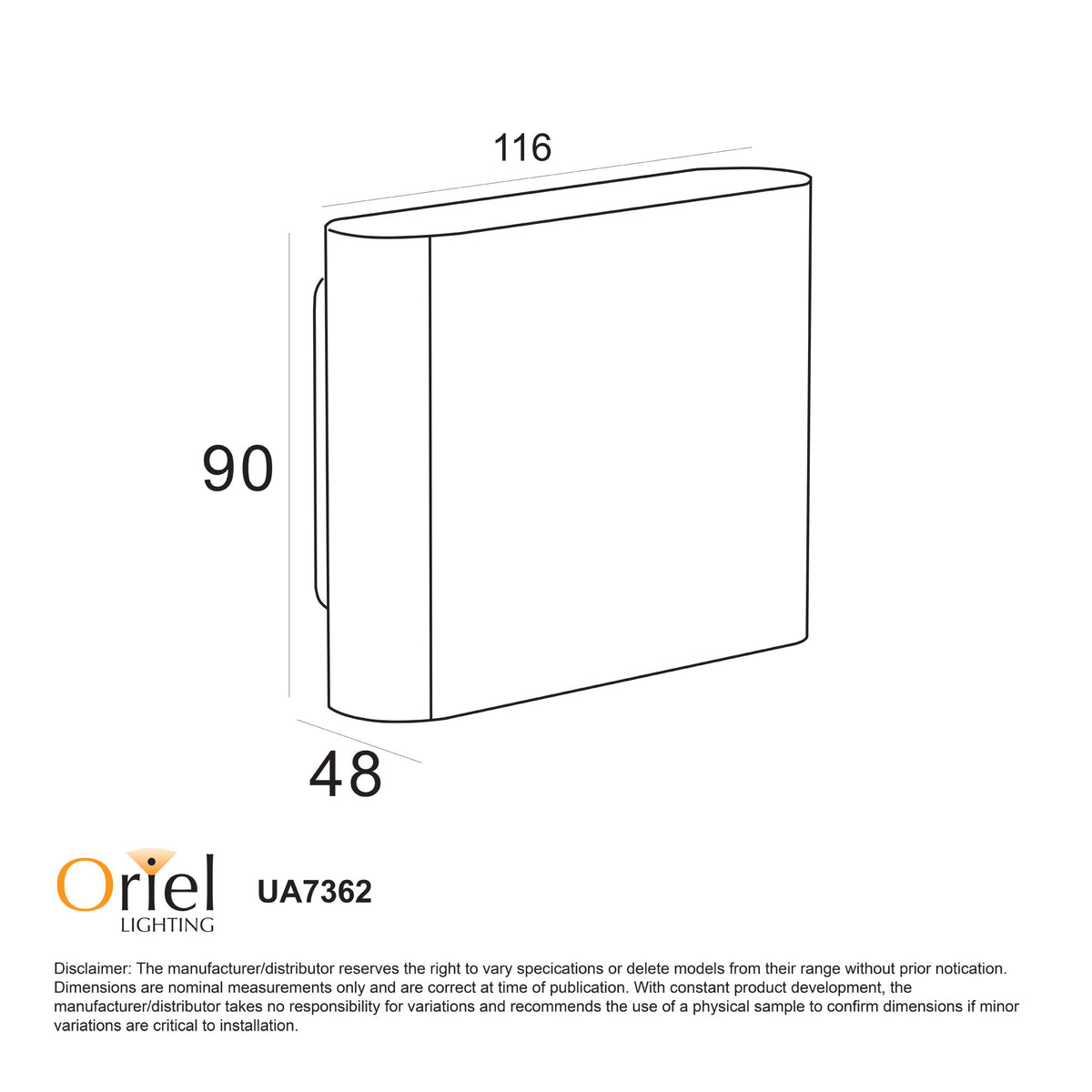 Wash Black 2X3W 240V CCT IP65 Up/Down LED Wall Light
