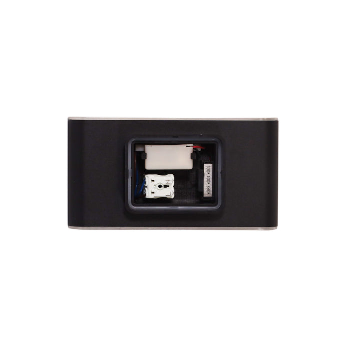 Wash Black 2X6W 240V CCT IP65 Up/Down LED Wall Light