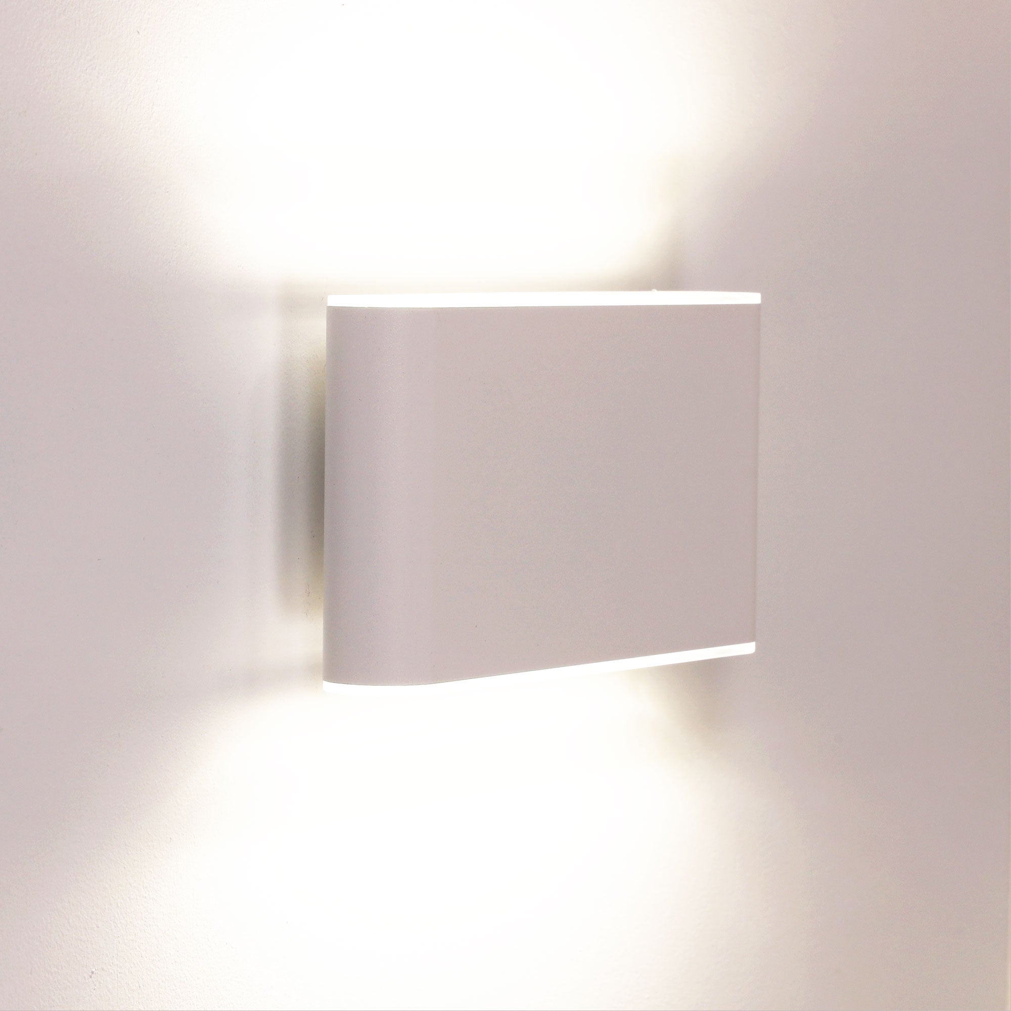 Wash White 2X6W 240V CCT IP65 Up/Down LED Wall Light