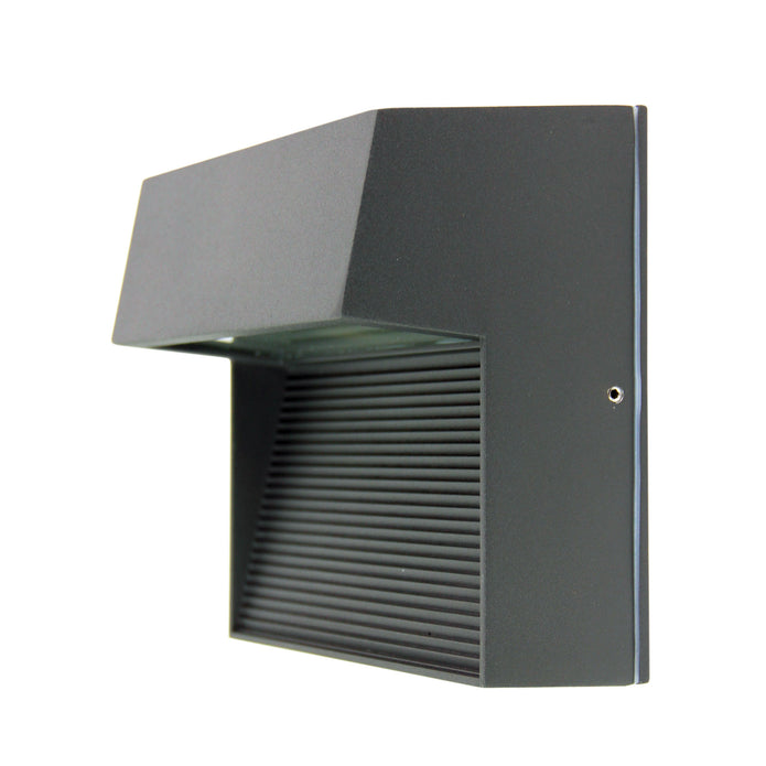 Vargo Square Graphite LED 6W Square Outdoor Sconce IP54
