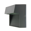 Vargo Square Graphite LED 6W Square Outdoor Sconce IP54