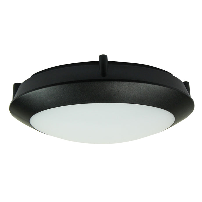 Duro 20 Black 7W IP66 Double Insulated Bulkhead