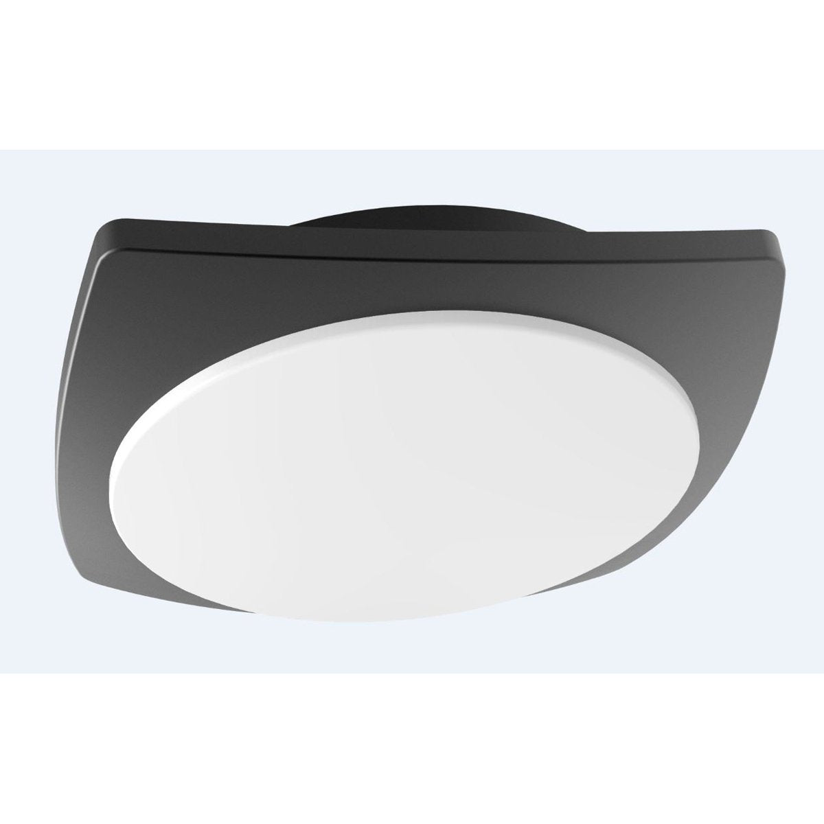 Ulan LED 20 Watt Exterior Surface Mount Wall / Ceiling Light in Dark Grey