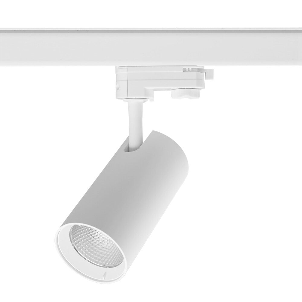 Unitrek LED Tri-Colour Track Spot 30 21W 3/4/5.7K 40 Degrees Three Circuit White