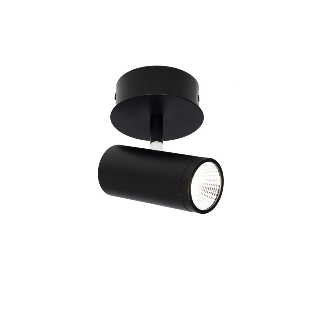 Urban 1 Light 5W LED Spot Black