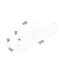 Thumbnail for VANITAS: Interior LED Tri-CCT Vanity / Picture Wall Lights IP44 (L370mm)
