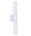 Vara: Interior Tubular Up/Down Opal Glass Wall Lights