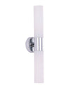 Vara: Interior Tubular Up/Down Opal Glass Wall Lights