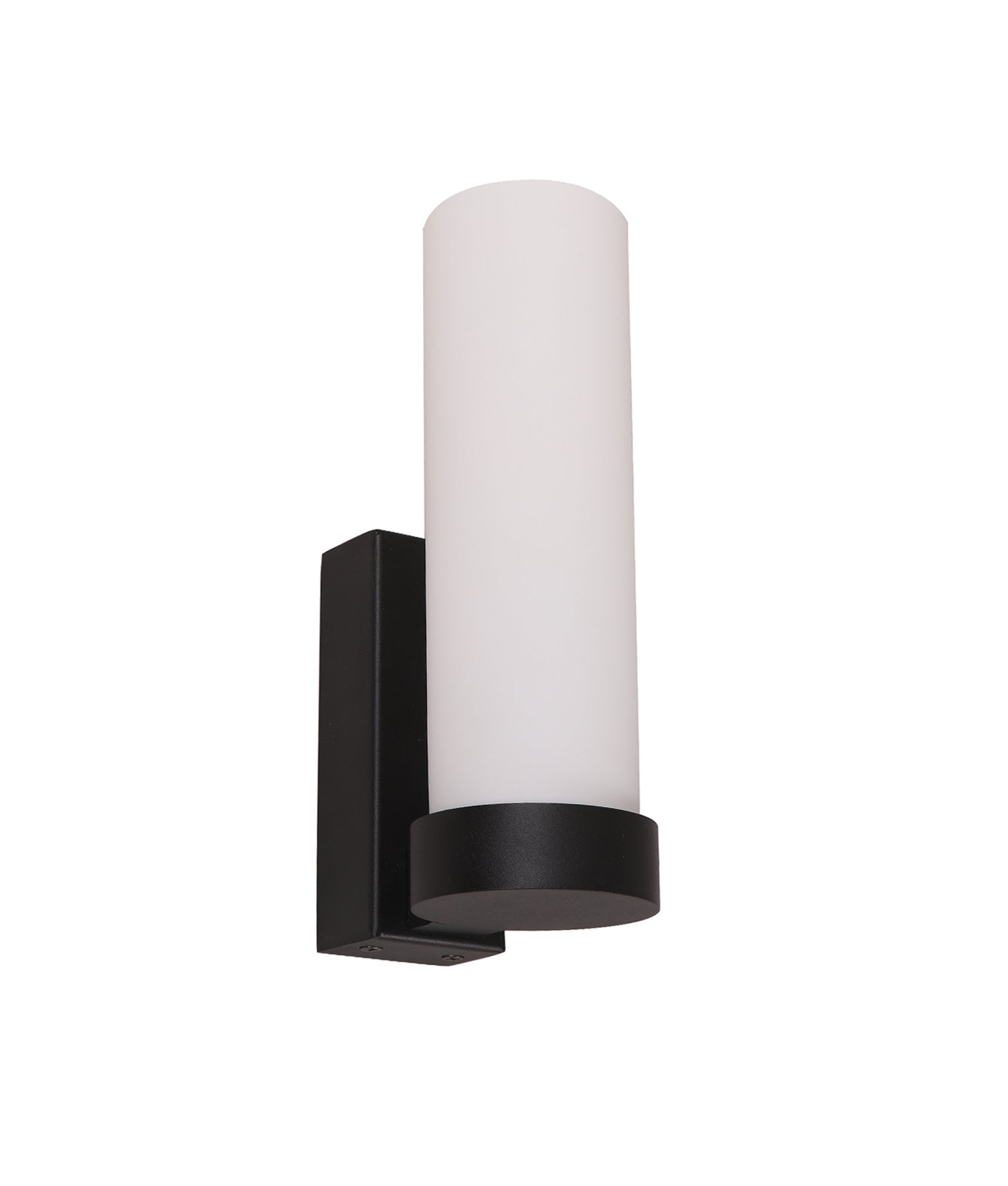 Vara: Interior Tubular Up Opal Glass Wall Lights