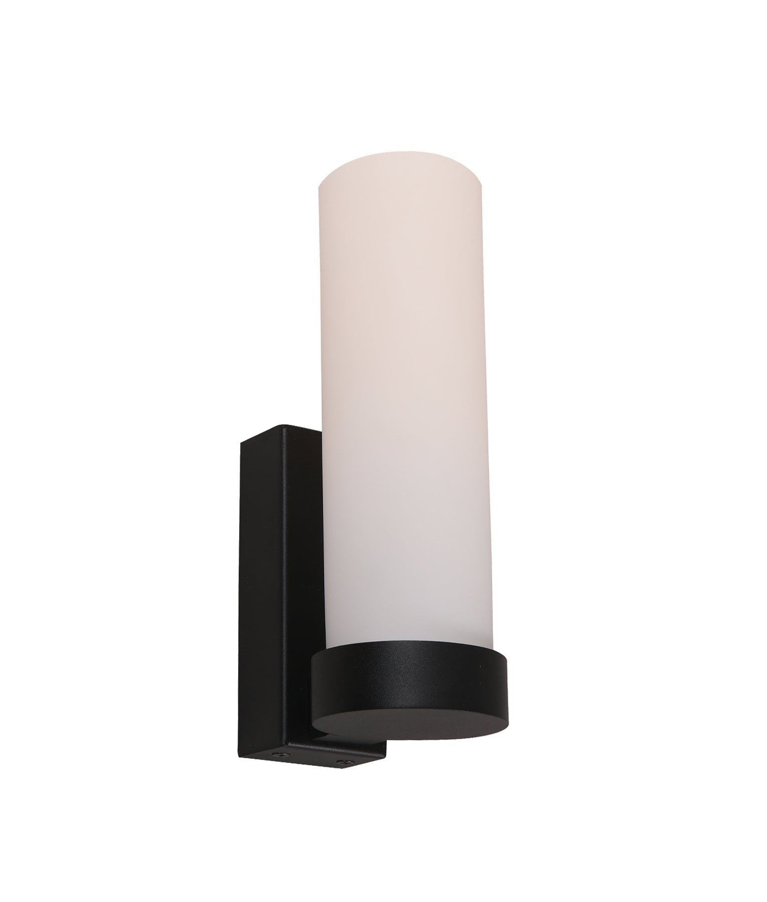 Vara: Interior Tubular Up Opal Glass Wall Lights