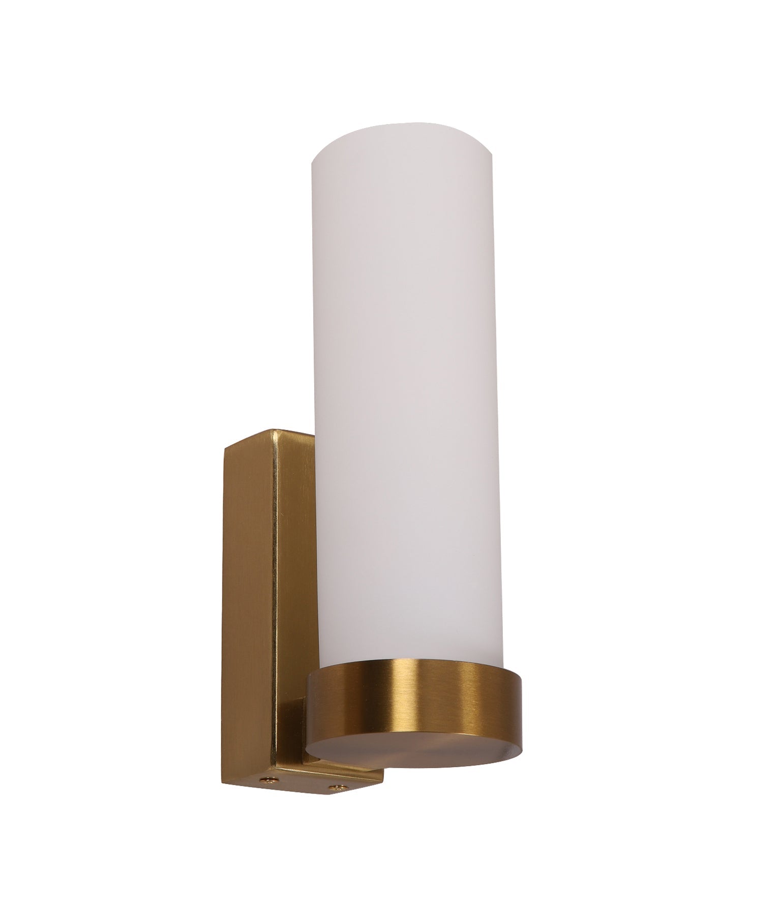 Vara: Interior Tubular Up Opal Glass Wall Lights