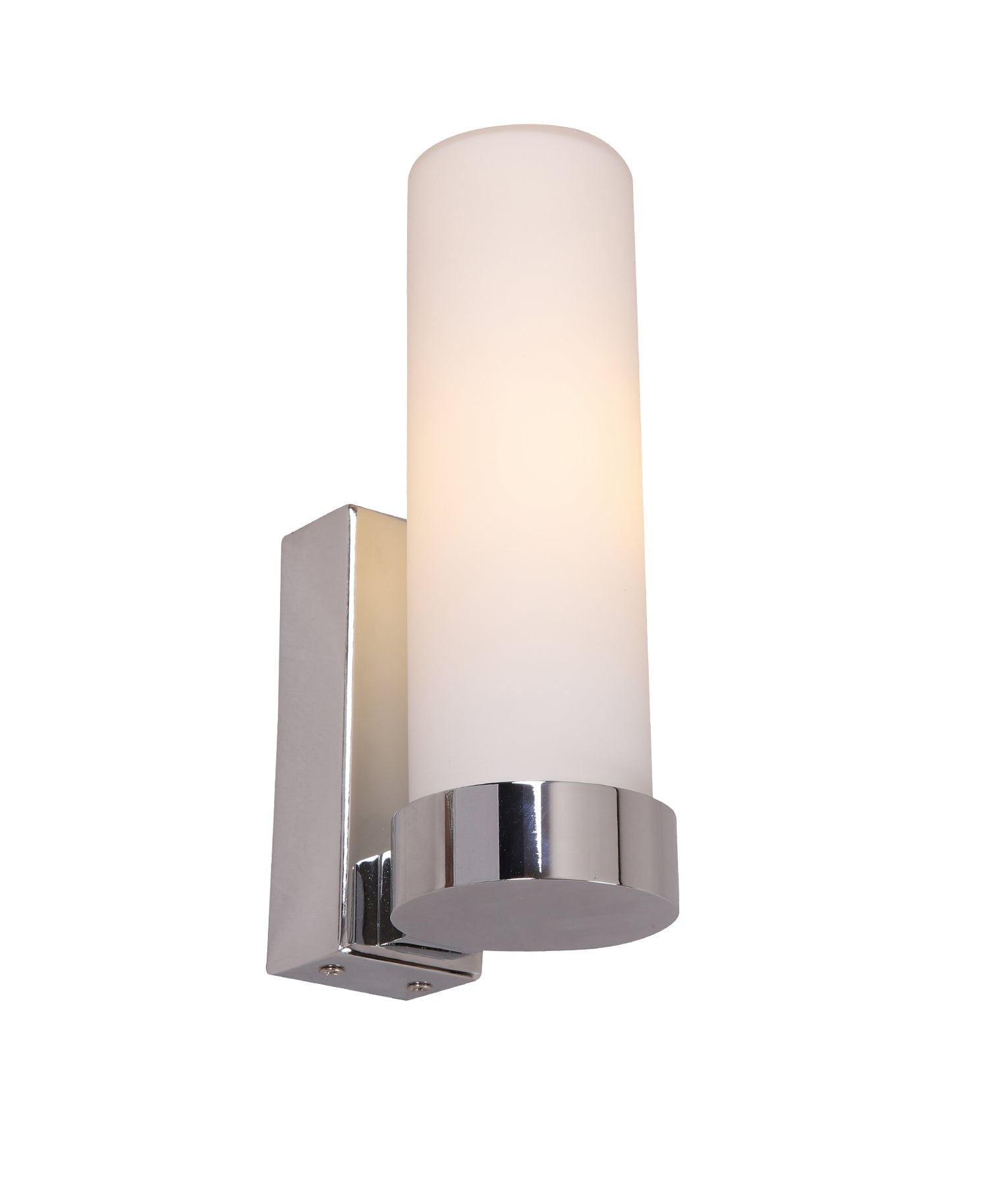Vara: Interior Tubular Up Opal Glass Wall Lights
