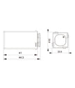 VELA: Push Button LED Trailing Dimmer