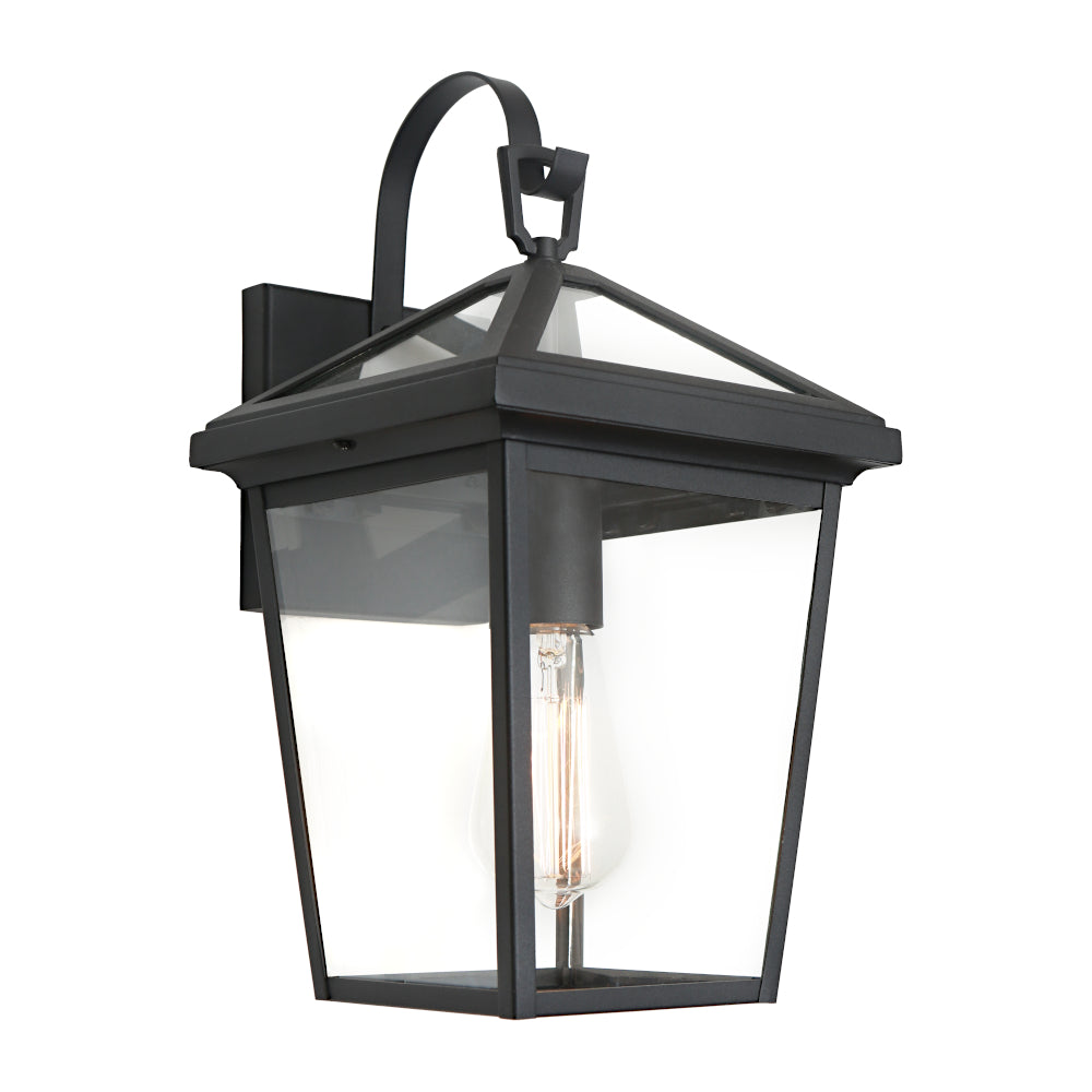 Verona 1 Light Exterior Wall Light Black