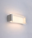 VIENNA: City Series LED Interior Rectangular with Clear / Frost Ribbed Diffuser Wall Light