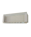 VIENNA: City Series LED Interior Rectangular with Clear / Frost Ribbed Diffuser Wall Light