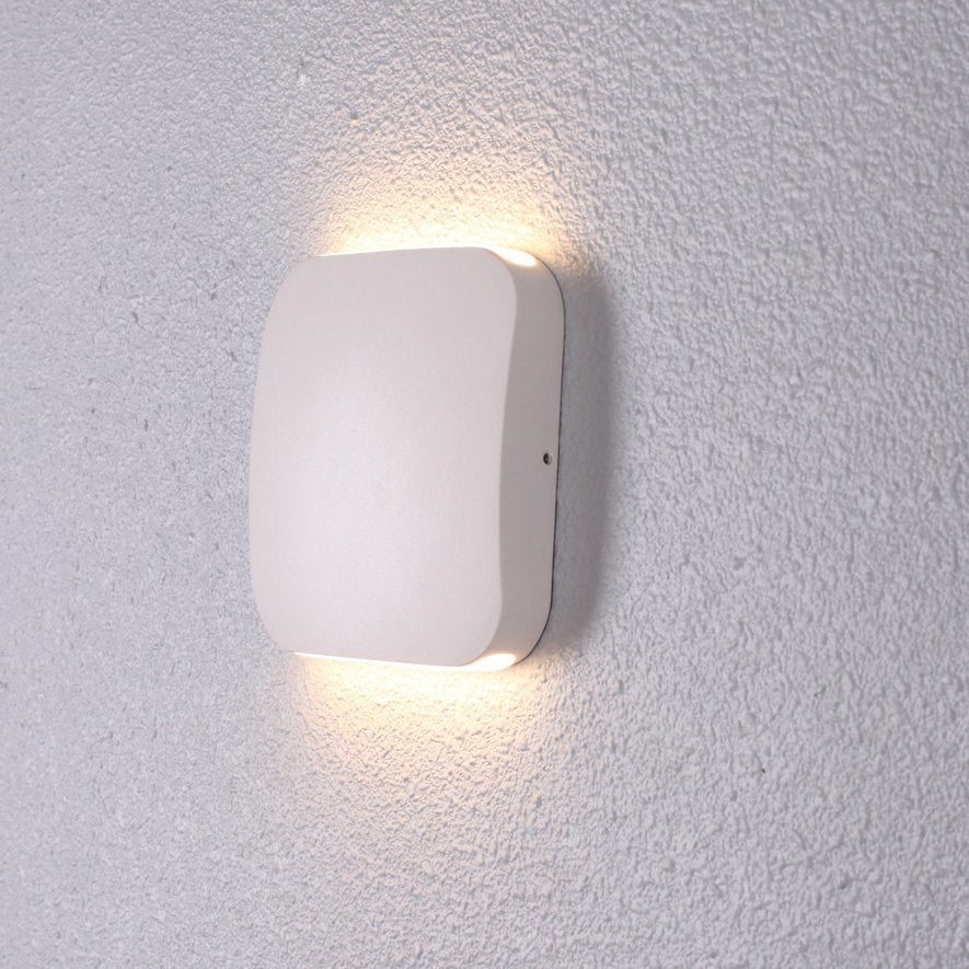 Vox LED 9 Watt Exterior Surface Mount Up / Down Wall Light in White